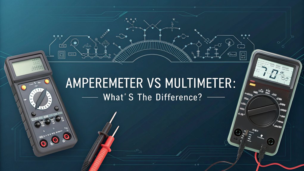 amperemeter and multimeter comparison