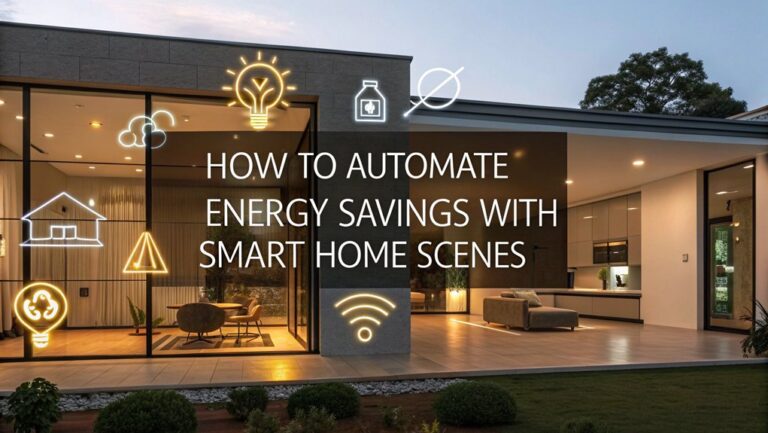 automated energy efficiency scenes