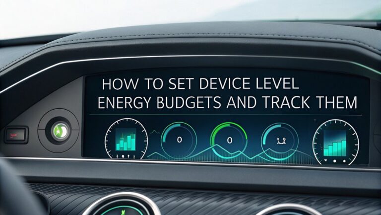 device energy budget tracking