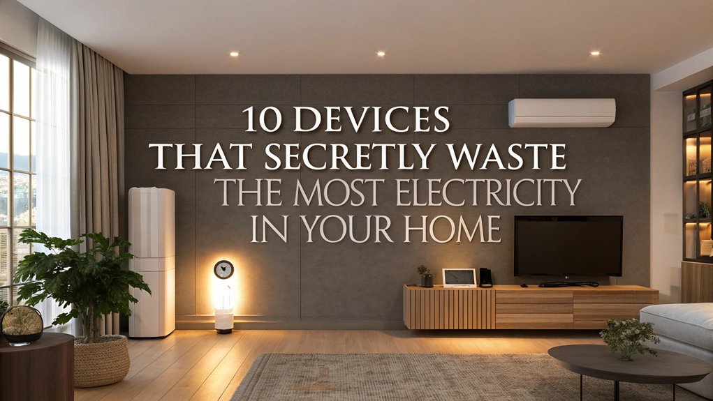 electricity wasting household devices
