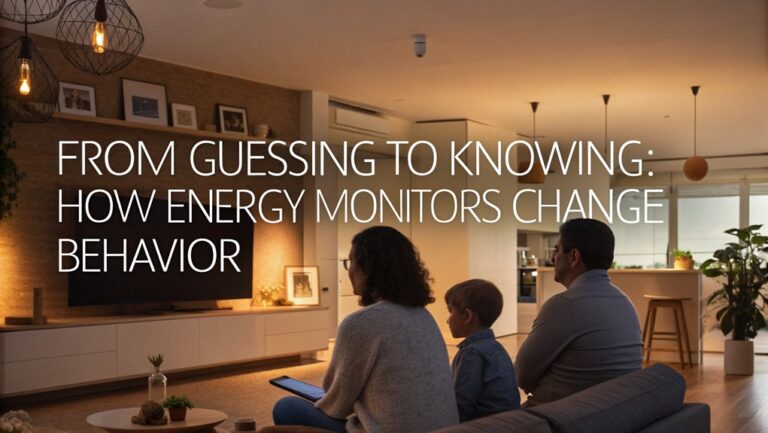 energy monitors influence behavior