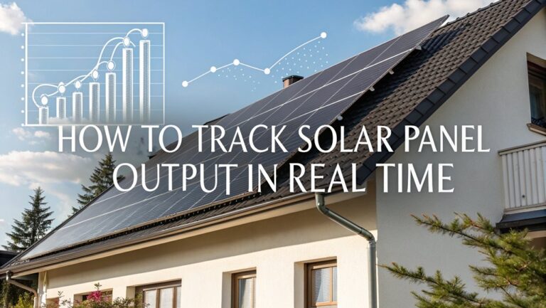 real time solar output monitoring
